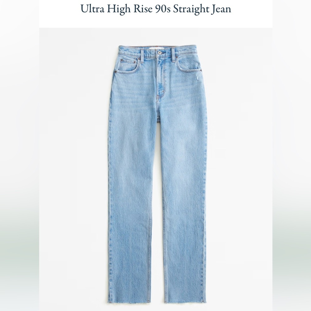 Abercrombie & Fitch - The 90’s Straight Ultra High Rise Jean